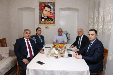 Vətən müharibəsi şəhidi Fərid Əliyevin ailə üzvləri ziyarət olundu