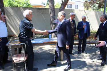 Badamdar qəsəbəsi Heydər Əliyev parkında sakinlərlə görüş keçirilmişdir