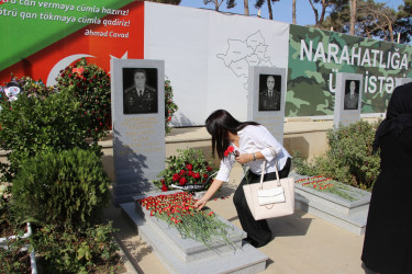 General-mayor Polad Həşimovun və polkovnik İlqar Mirzəyevin məzarları ziyarət edilib