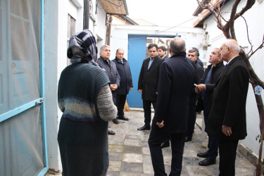 Rayon İcra Hakimiyyətinin başçısı tərəfindən vətəndaş müraciəti ilə əlaqədar məsələyə yerində baxış keçirilmişdir