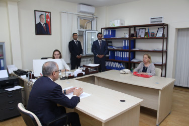 Səbail Rayon İcra Hakimiyyətində keçirilən vətəndaş qəbulları
