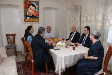 Vətən müharibəsi şəhidi Fərid Əliyevin ailə üzvləri ziyarət olundu