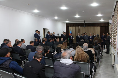 Rayon İcra Hakimiyyətinin başçısı sakinlərlə səyyar görüş keçirmişdir
