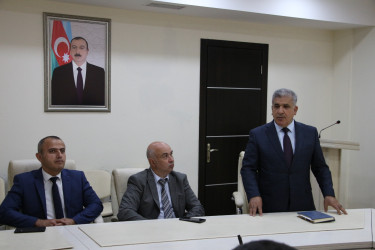 Səbail Rayon İcra Hakimiyyətində Dövlət İdarəçilik Akademiyasının tələbələri ilə görüş keçirilib