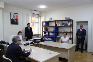 Səbail Rayon İcra Hakimiyyətində keçirilən vətəndaş qəbulları