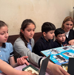 Səbail rayonunda şəhidlərin  ailə üzvləri ziyarət olunur