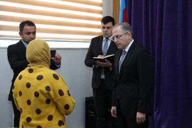 Rayon İcra Hakimiyyətinin başçısı Bayıl yaşayış massivində sakinlərlə növbəti səyyar görüş-qəbul keçirmişdir