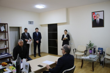 Səbail Rayon İcra Hakimiyyətində keçirilən vətəndaş qəbulları