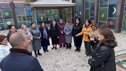 Səbail rayonunda “Gender əsaslı zorakılığa qarşı 16 günlük fəallıq” kampaniyası çərçivəsində maarifləndirmə işləri aparılır