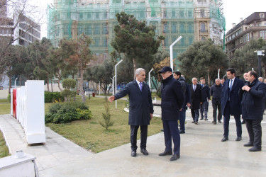 Rayon İcra Hakimiyyətinin başçısı tərəfindən “Səbail” parkına baxış keçirilib