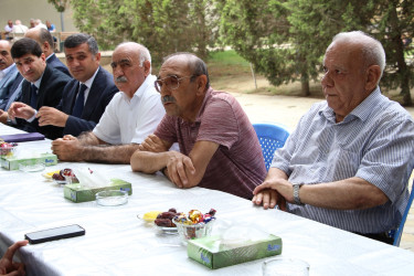 Badamdar qəsəbəsi Heydər Əliyev parkında sakinlərlə görüş keçirilmişdir