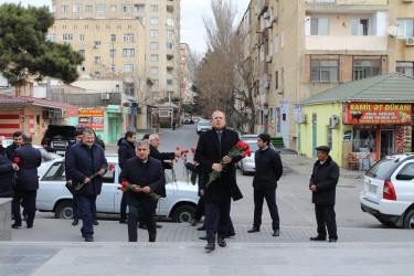 Səbail rayonunda “Şəhidlər” abidə kompleksi ziyarət edildi