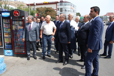 Rayon İcra Hakimiyyətinin başçısı 20-ci sahə yaşayış massivində sakinlərin müraciətlərini dinləmiş və əraziyə baxış keçirmişdir