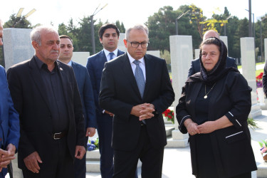 27 sentyabr - Anım Gününün ildönümü ilə əlaqədar Hərbi Memorial Məzarlıq ziyarət olundu