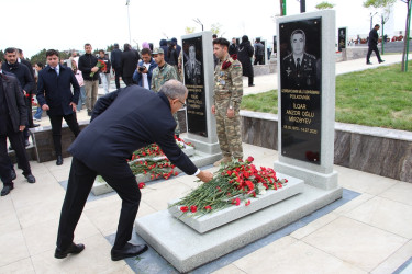 27 sentyabr - Anım Gününün beşinci ildönümü ilə əlaqədar Hərbi Memorial Məzarlıq ziyarət olundu