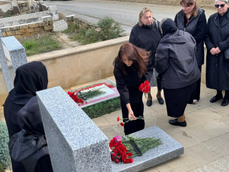 İsmayıl Hüseynovun şəhid olmasının ildönümü ilə bağlı məzarı ziyarət olundu