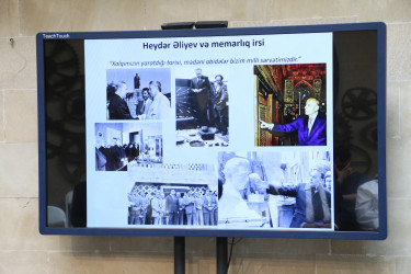 Səbail rayonunda “Ulu öndər Heydər Əliyev irsi və Azərbaycan şəhərsalma məktəbi” mövzusunda tədbir keçirilmişdir
