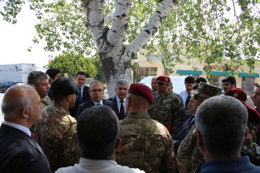 Rayon İcra Hakimiyyətinin başçısı Vətən müharibəsi veteranları ilə görüş keçirmişdir