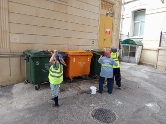 Səbail rayon ərazisində növbəti iməcilik işləri həyata keçirilmişdir