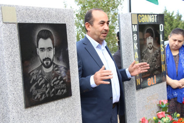 Murad Qurbanov və Əli Tağıyevin Vətən müharibəsində şəhid olmalarının ildönümü qeyd olundu