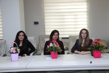 8 Mart – Beynəlxalq Qadınlar Günü münasibətilə Səbail Rayon İcra Hakimiyyətinin xanım əməkdaşları təbrik edilib