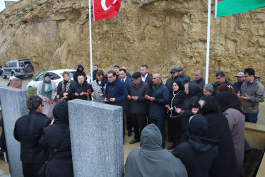 Cavidan Ağayevin şəhid olmasının ildönümü ilə bağlı məzarı ziyarət olundu