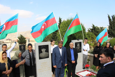 Cavidan Ağayevin şəhid olmasının ildönümü ilə bağlı məzarı ziyarət olundu