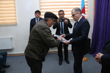 Rayon İcra Hakimiyyətinin başçısı 20-ci sahə yaşayış massivində sakinlərlə növbəti səyyar qəbul keçirmişdir