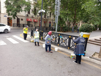 Səbail rayon ərazisində növbəti iməcilik işləri həyata keçirilmişdir