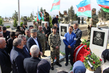 Şəhid Nicat Şükürlünün doğum günü ilə bağlı məzarı ziyarət olundu