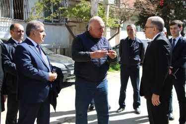 Rayon İcra Hakimiyyətinin başçısı tərəfindən vətəndaş müraciətləri ilə əlaqədar məsələyə yerində baxış keçirilmişdir