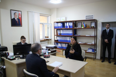 Səbail Rayon İcra Hakimiyyətində keçirilən vətəndaş qəbulları