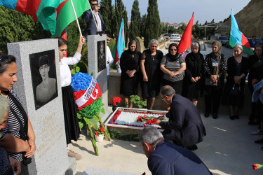 Cavidan Ağayevin şəhid olmasının ildönümü ilə bağlı məzarı ziyarət olundu