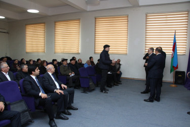 Rayon İcra Hakimiyyətinin başçısı 20-ci sahə yaşayış massivində sakinlərlə növbəti səyyar qəbul keçirmişdir