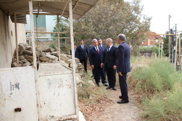 Rayon İcra Hakimiyyətinin başçısı Badamdar qəsəbəsində sakinlərin müraciətlərini dinləmiş və əraziyə baxış keçirmişdir