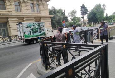 Səbail rayon ərazisində növbəti iməcilik işləri həyata keçirilmişdir