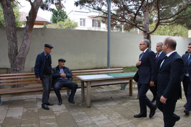 Badamdar qəsəbəsi Heydər Əliyev parkında sakinlərlə görüş keçirilmişdir