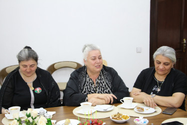 Səbaildə Vətən müharibəsi şəhidlərinin ailə üzvləri ilə görüş keçirilib