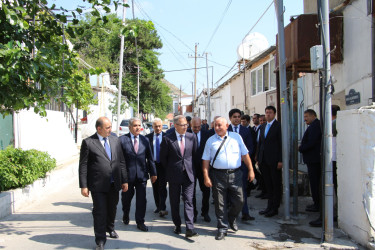 Rayon İcra Hakimiyyətinin başçısı 20-ci sahə yaşayış massivində sakinlərin müraciətlərini dinləmiş və əraziyə baxış keçirmişdir