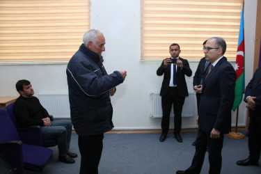Rayon İcra Hakimiyyətinin başçısı 20-ci sahə yaşayış massivində sakinlərlə növbəti səyyar qəbul keçirmişdir