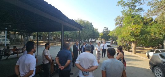 Səbail rayonunda ərazi icra nümayəndələri, bələdiyyə sədrləri və MKİS rəisləri tərəfindən keçirilən vətəndaş qəbulları