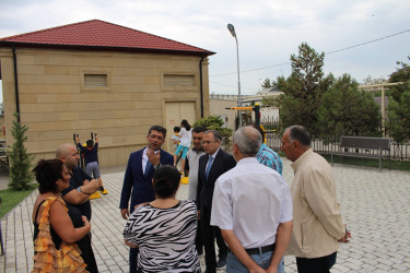 Səbail rayonunda aparılan abadlıq-quruculuq işləri uğurla davam etdirilir