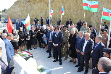 Cavidan Ağayevin şəhid olmasının ildönümü ilə bağlı məzarı ziyarət olundu