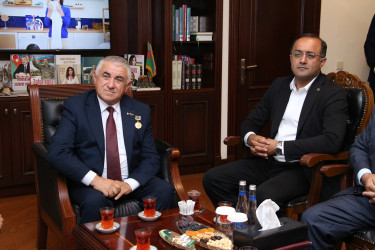 Rayon İcra Hakimiyyətinin başçısı müharibə iştirakçıları ilə görüş keçirmişdir