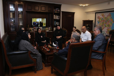 Səbail Rayon İcra Hakimiyyətində şəhid ailələri ilə görüş keçirilib