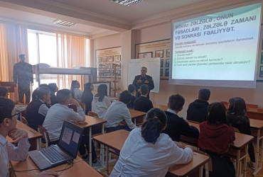 Səbail rayonunda “Təhsil müəssisələrində ekstremal və böhran hallarının psixologiyası” mövzusunda tədris və təlim tədbirləri keçirilmişdir