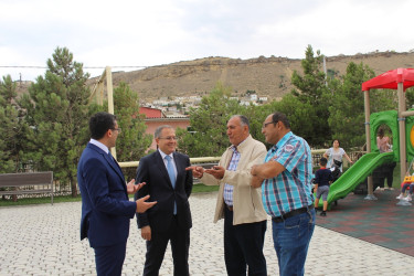 Səbail rayonunda aparılan abadlıq-quruculuq işləri uğurla davam etdirilir