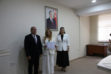Səbail Rayon İcra Hakimiyyətində “Mülkiyyət hüququnun qorunması və Avropa Konvensiyası” mövzusunda təlim keçirilmişdir