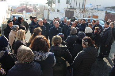 Rayon İcra Hakimiyyətinin başçısı 20-ci sahə yaşayış massivində sakinlərlə səyyar qəbul keçirmişdir