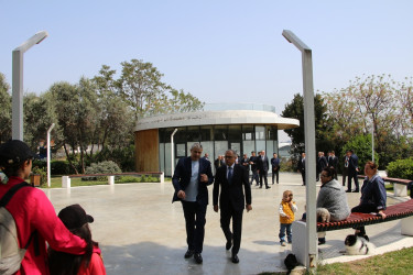 Rayon İcra Hakimiyyətinin başçısı tərəfindən “Səbail” parkına baxış keçirilib